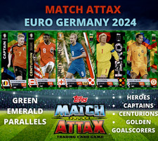 Topps Match Attax UEFA EURO EM 2024 Germany GREEN EMERALD Parallel Cards Karten