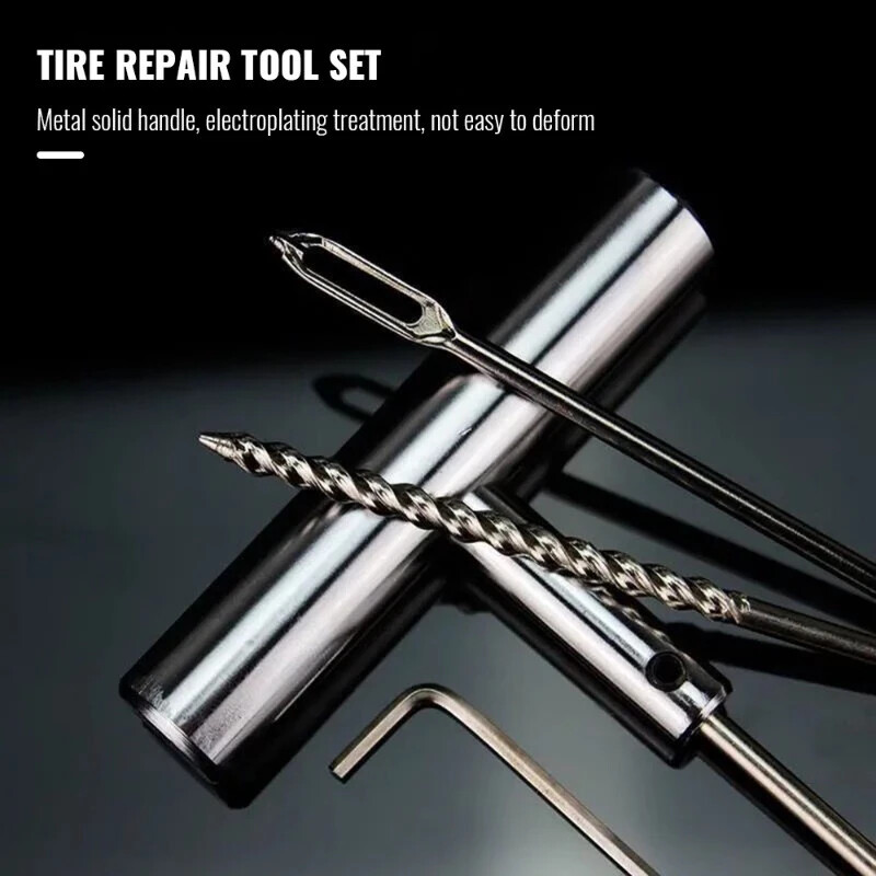 Tire Repair Tool Kit Car Tyre Puncture Emergency Mini Repair Set eBay
