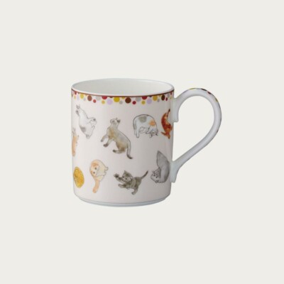 Noritake Collector's mug cat pink color / 2023 Cat days Tableware
