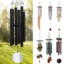 Large Deep Tone Windchime Chapel Bells Wind Chimes Outdoor Garden Home Decor