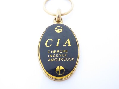 Schlüsselanhänger / Key Ring - CIA - SUCHE NAIVE LIEBE - VALENTINSTAG - DANVILLE
