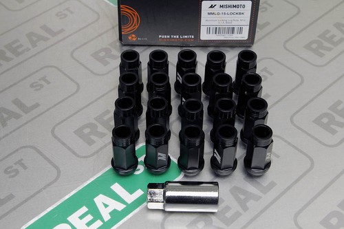 Mishimoto Aluminum Black Locking Lug Nuts M12 X 1 5 Open End Mmlg 15 Lockbk Ebay Mishimoto Aluminum Black Locking Lug Nuts M12 X 1 5 Open End Mmlg 15 Lockbk Ebay