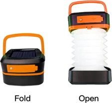 Solar Rechargeable LED Flashlight Power Camping Tent Light Torch Lantern Lamp US
