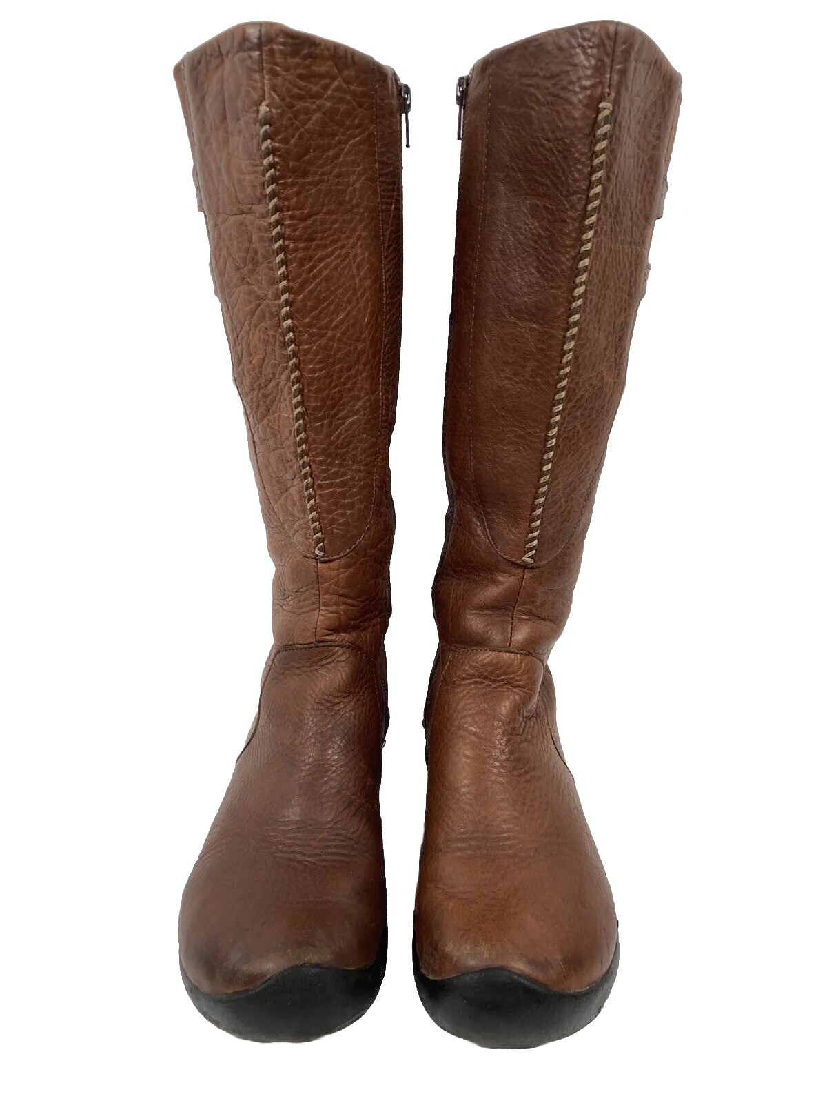 Stivali al ginocchio KEEN Bern Baby Bern donna 6 5 pelle marrone zip laterale