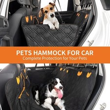 Pet Dog Car Seat Cover Waterproof Hammock SUV Truck Back Rear Protector Mat Belt