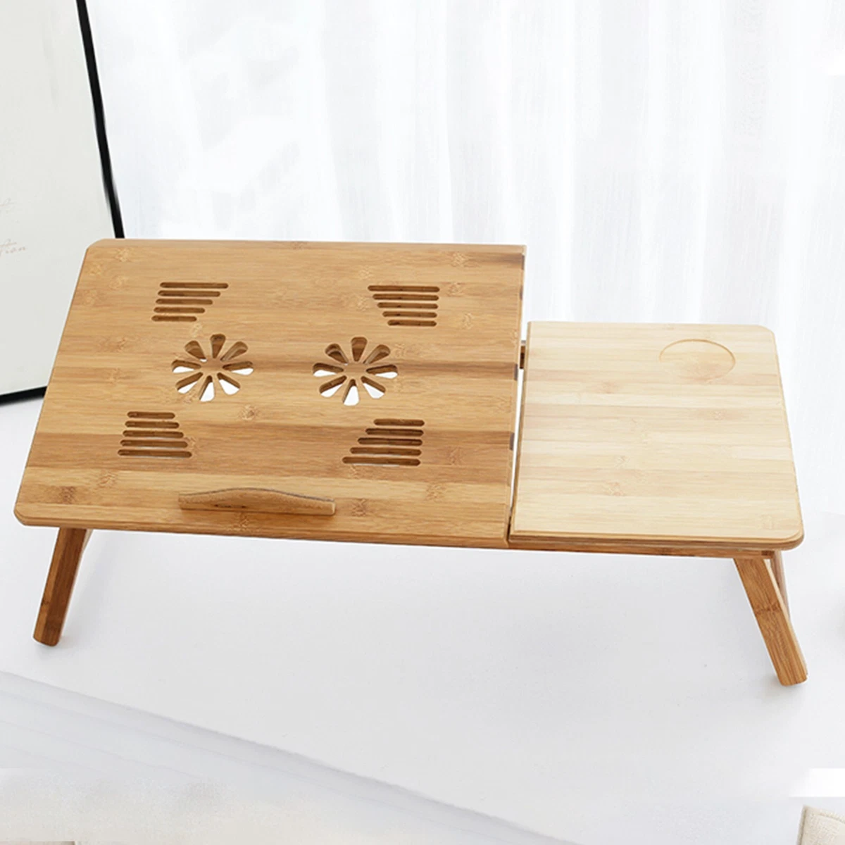 Bamboo laptop bed sale tray