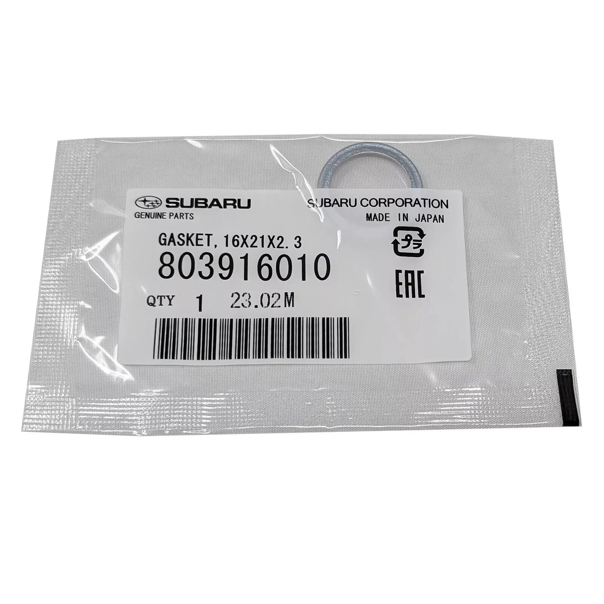 Subaru Genuine 15208AA21A Oil Filter and 803916010 Crush Washer | eBay