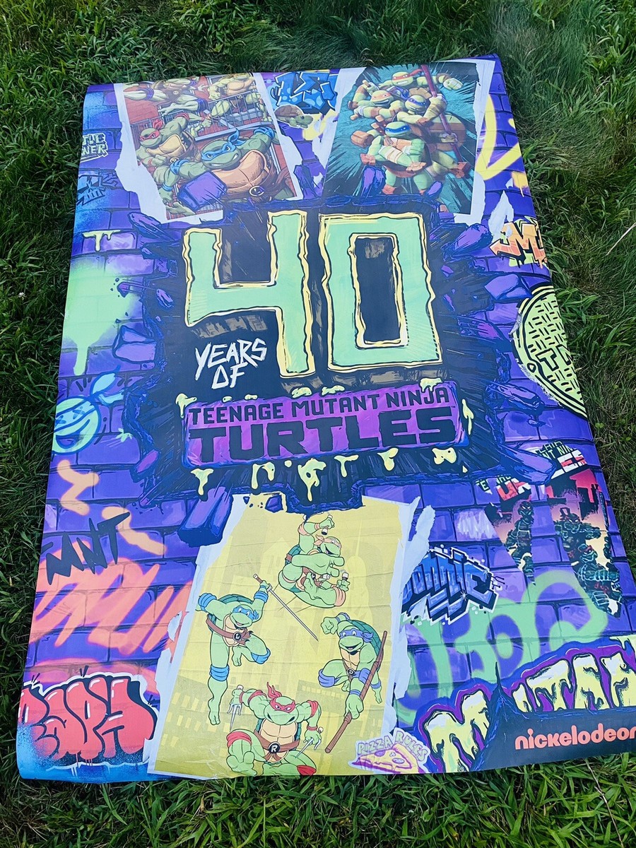 SUPER RARE HUGE 72x46” Teenage Mutant Ninja Turtles TMNT PROMO