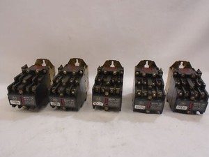 (LOT OF 5) ALLEN BRADLEY 700-N800A1 SERIES B AC RELAY 10A 300V