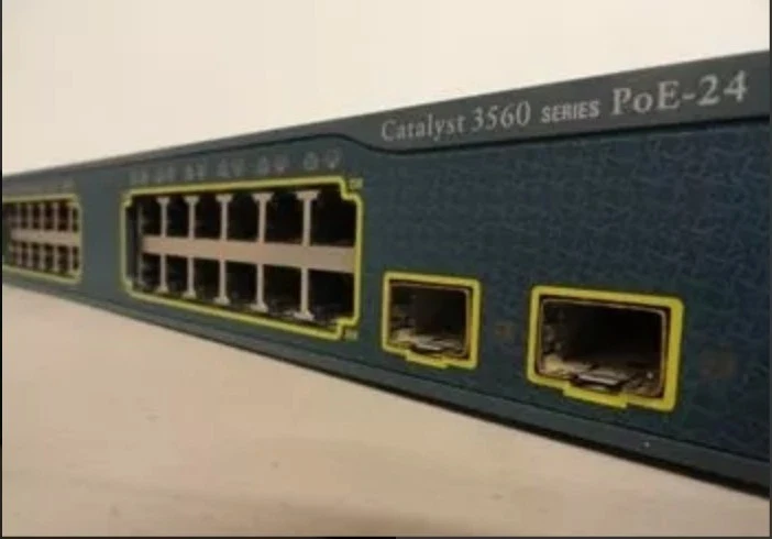 Cisco WS-C3560-24PS-S 24-Port 10/100Mb Layer 3 POE Switch 3560-24PS-E ipservices - Image 3 of 3