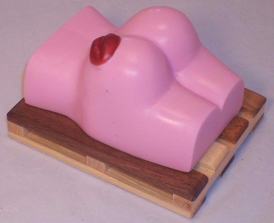 Rosy Cheeks, our jasmine & wild rose scented booty soap is always in bloom!