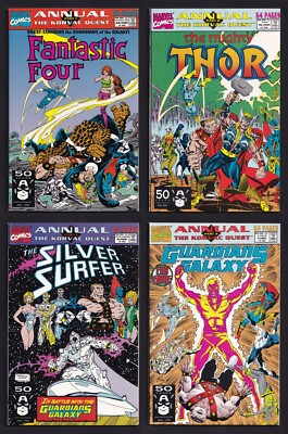 Korvac Quest Complete Annual Set 1st Krugarr Sorcerer Supreme Marvel 1991