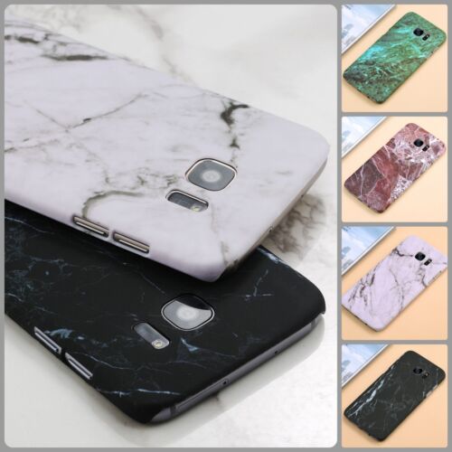 Phone Case For Samsung Galaxy S7 7 S8 S9 Plus Edge Marble Ultra Slim Cover Back - Imagen 1 de 17