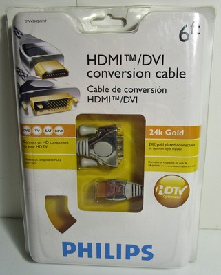 Phillips hdmi to dvi converter cable (609585151499)