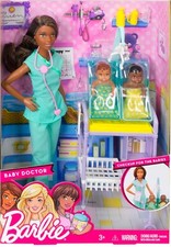 Barbie Baby Doctor Set You Can Be Anything Dr Nurse Pediatrician New in Package