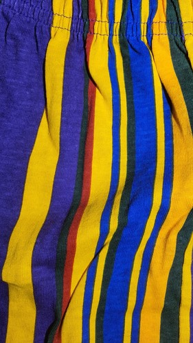 Vtg Boys KARL KANI JEANS Striped Colorblock Hoodie Short Set NWOT M Knockoff? - Picture 4 of 5