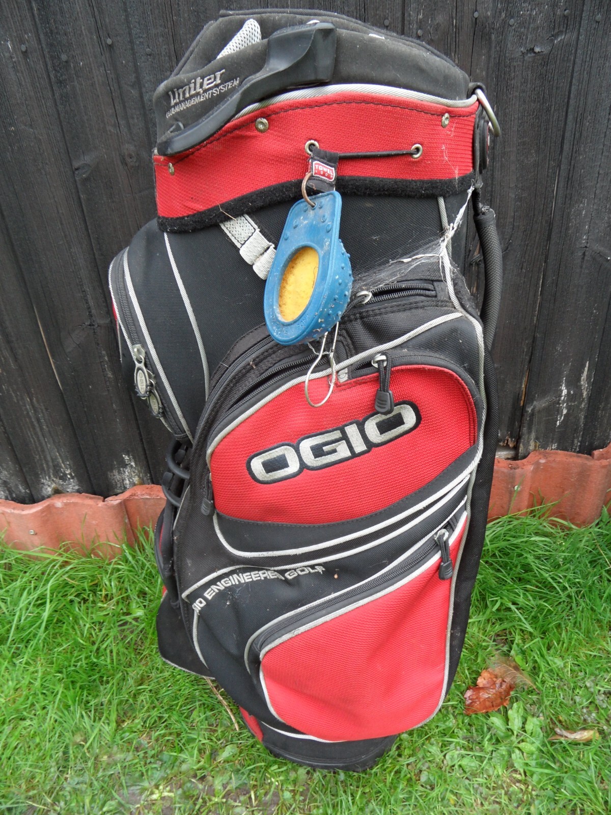Z OGIO Uniter Cart Golf Club Bag / Black and Red 15 Way Dividers eBay