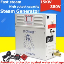 3-15KW Steam Generator Shower Sauna Bath Home Spa  Controller Humidifier