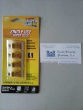 SINGLE USE SUPER GLUE  4 PACK