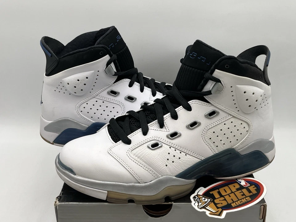 Air Jordan 6-17-23 Blanco Azul Universitario 2010 Talla 8 Usado Raro Retro Auténtico MJ Foto 2 de 4