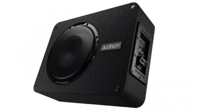 Audison APBX10AS2 Aktiv Subwoofer flach Bass Kofferraum KFZ Auto