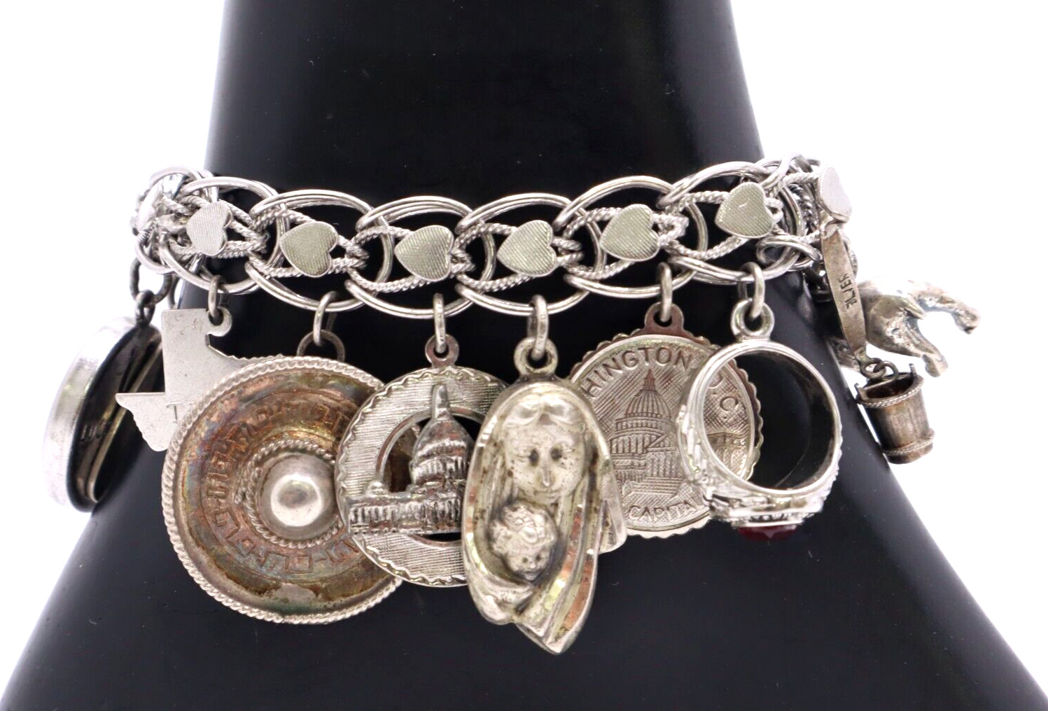 Sterling Silver 925 Dangle Personalized Charms Vi… - image 2