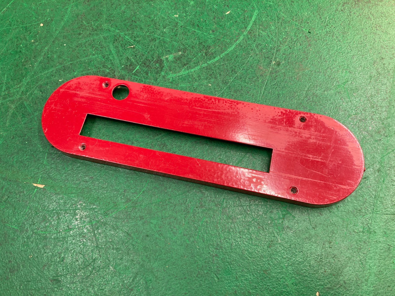 Delta Table Saw Dado Throat Plate measures 135/16" x 33/4" 42204