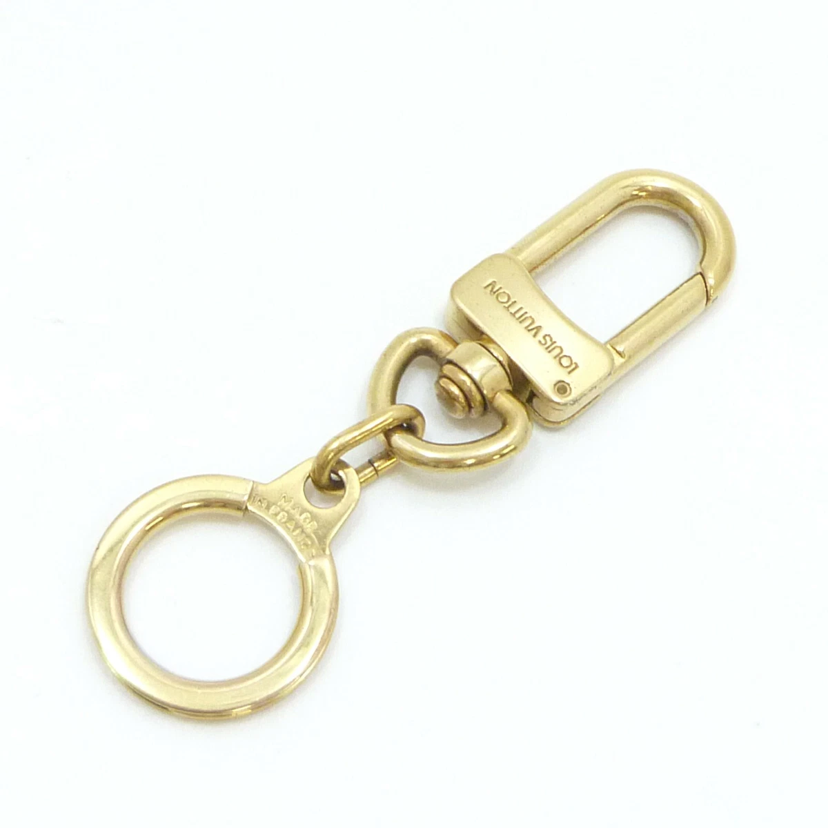 Authentic LOUIS VUITTON Anneau Cles Key Ring Holder M62694 Gold