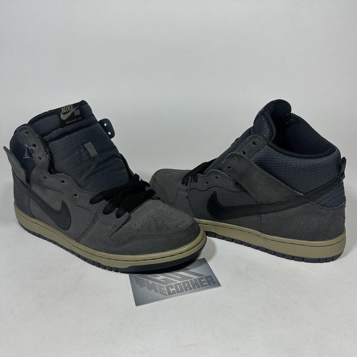 Nike Dunk High Pro SB Anthracite Black Matte Olive 2012 305050-033 