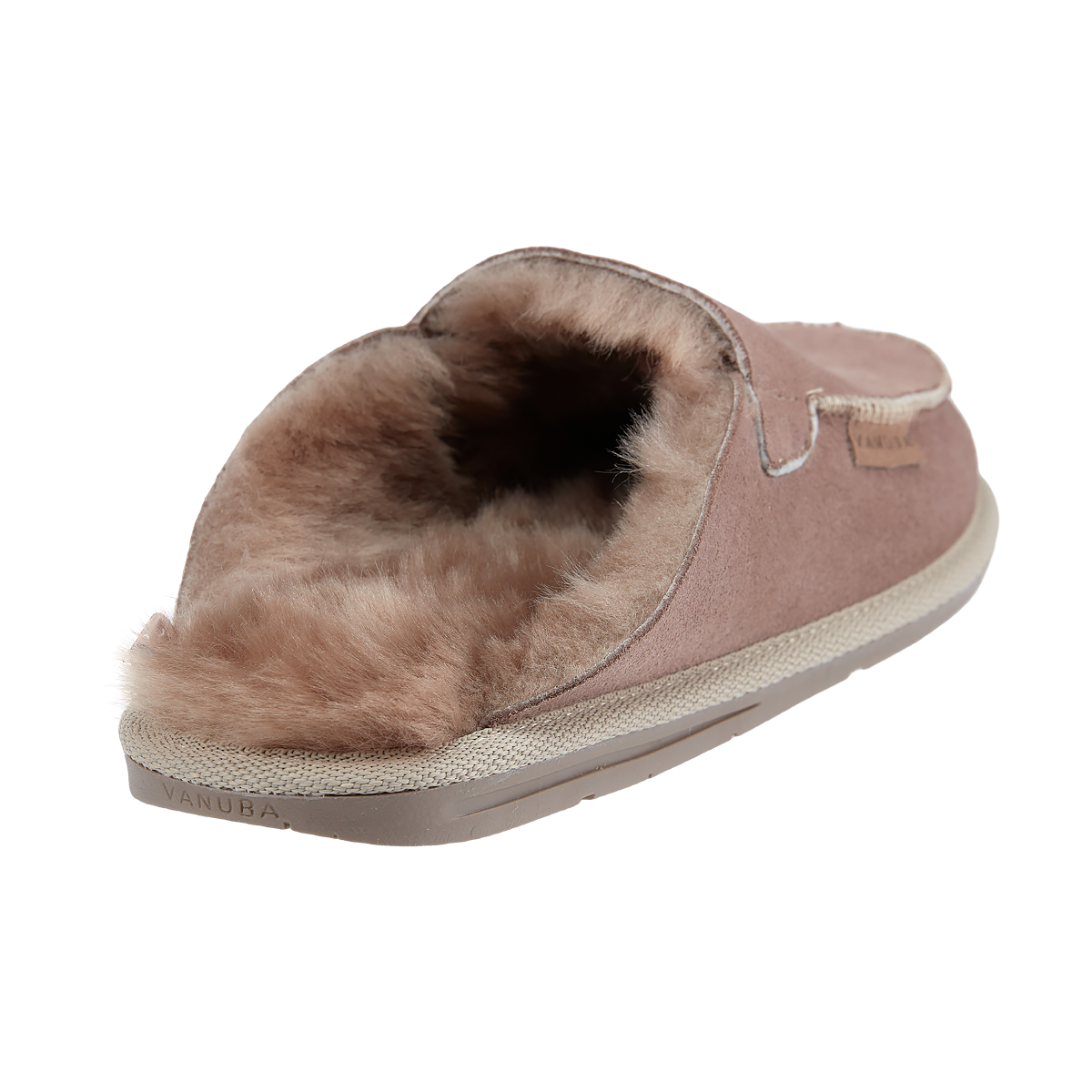 VANUBA AWASSI Herren Hausschuh Echtleder Hüttenschuhe Winter-Hausschuhe