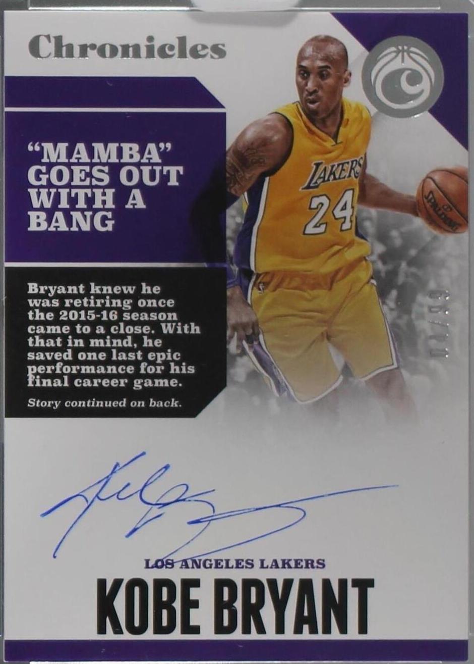 2017-18 Panini Chronicles - Kobe Bryant #CA-KBR for sale | eBay