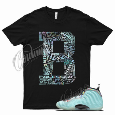 BLK BLESSED T Shirt for Mixtape  Little Posite Copa Foamposite Fusion Red 