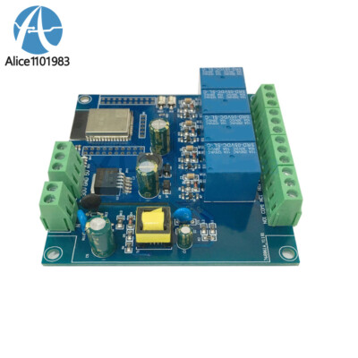 2PCS AC/DC ESP32 WIFI Bluetooth 4 Ch Relay Module ESP32- Development Board