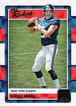2017 Donruss #24 Davis Webb The Rookies NM