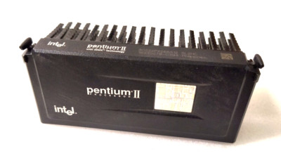 INTEL PENTIUM II 266MHZ 80522PX266512 SLOT 1 CPU WITH HEATSINK RM4-BIN52