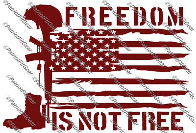 #ad #ad Freedom Is Not FreeFlagSupport Our TroopsVeterans Before IllegalsVinyl Decal $15.45
