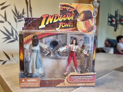 figurines indiana jones marion ravenwood et cairo,neuf - Photo 1/2