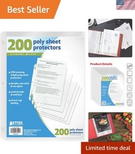 Sheet Protectors, 200 Piece