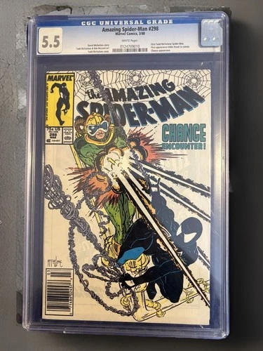 Amazing Spider-Man #298 1st Eddie Brock (Venom) 1st McFarlane! CGC 5.5 White 🔑