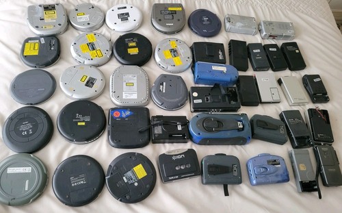 Job Lot 42 x Personal CD Players Cassette Dictaphones Radios UNTESTED FAULTY - Imagen 12 de 20