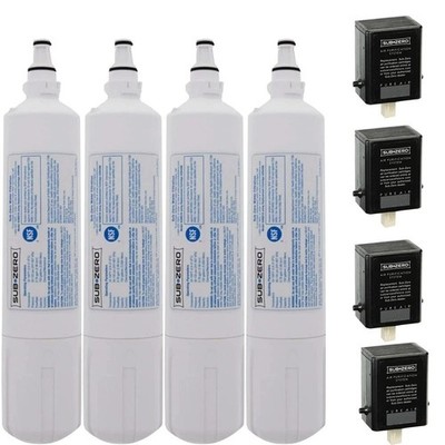 4x Combo Pack Sub-Zero 4204490 Water Filter and Air Cartridge-7042798