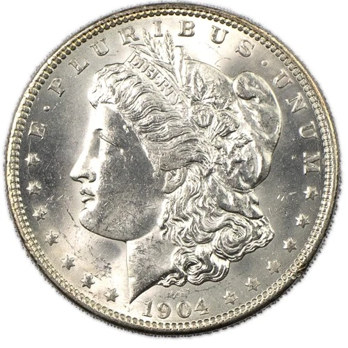 1904-O Morgan Silver Dollar BU Brilliant Uncirculated $1 Coin New Orleans Mint