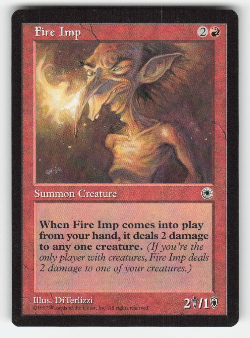 1997 Fire Imp Portal 126 MTG