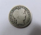 United States Silver Barber Dime 1914 D Denver SCARCE