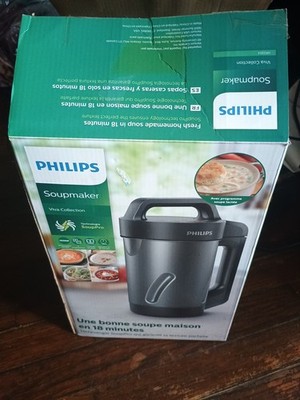NEW Philips Viva Collection HR2204 FreshSoup Maker 1.2 L New Open Box No Cord