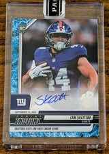 2025 NFL Panini Instant Cam Skattebo /10 WATER AUTO ROOKIE RC Giants #70