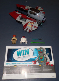 Lego Set Number 75135, Obi-Wan's Jedi Interceptor, Used, Complete