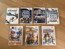 Wii Game Lot 7 Games Mario & Sonic Epic Mickey Dawn of Discovery