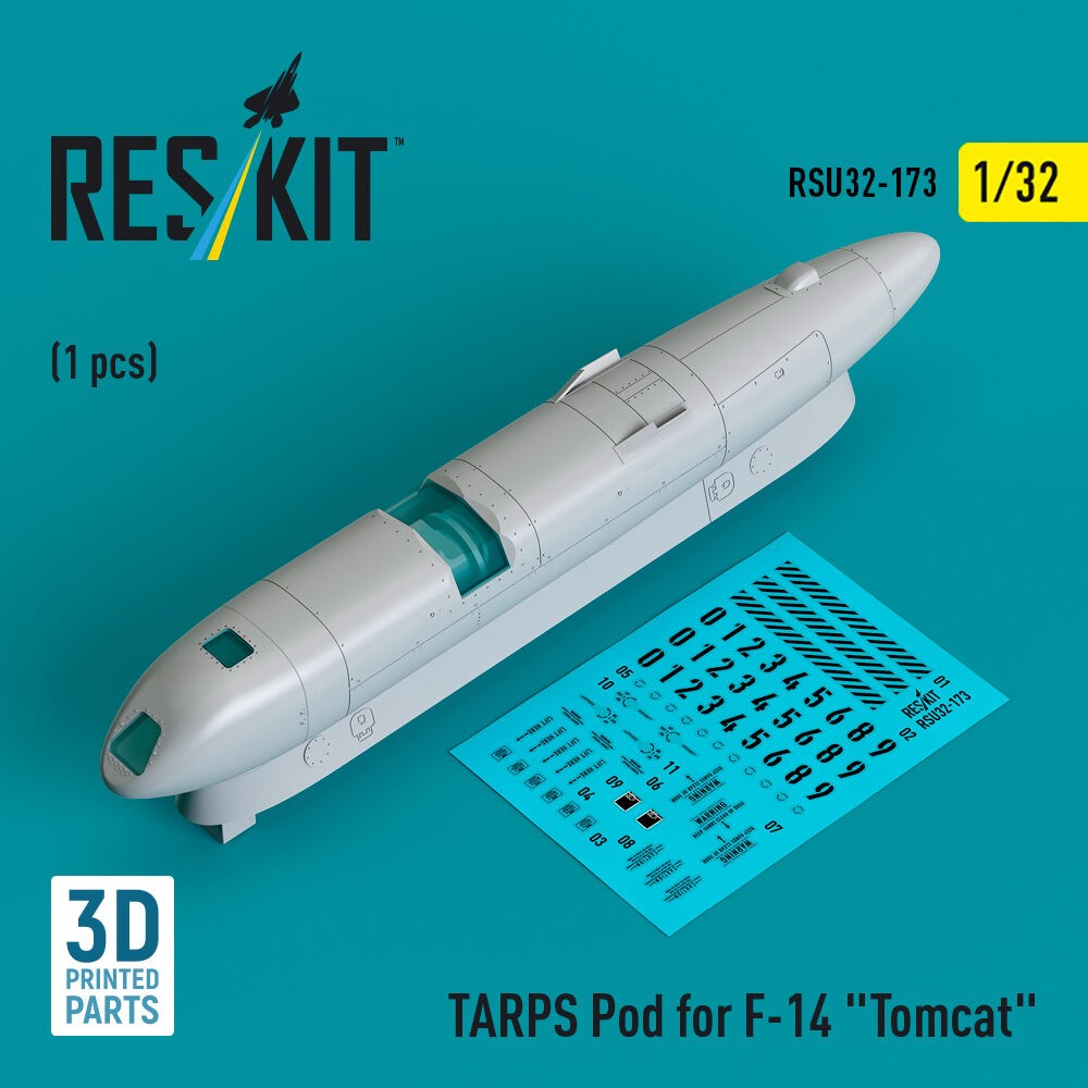 ResKit RSU32-0173 1:32 TARPS Pod for F-14 Tomcat Resin Kit (1 pcs) 3D Printed