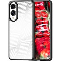 HandyhüLle FüR Galaxy S25 Edge Dux Ducis Case Cover Etui Transparent / Schwarz